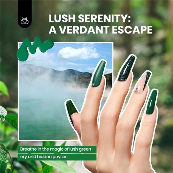 Gel Nail Polish Set, 36 Colors Blue Red White Jelly Polish Kit - Picture 3 of 7